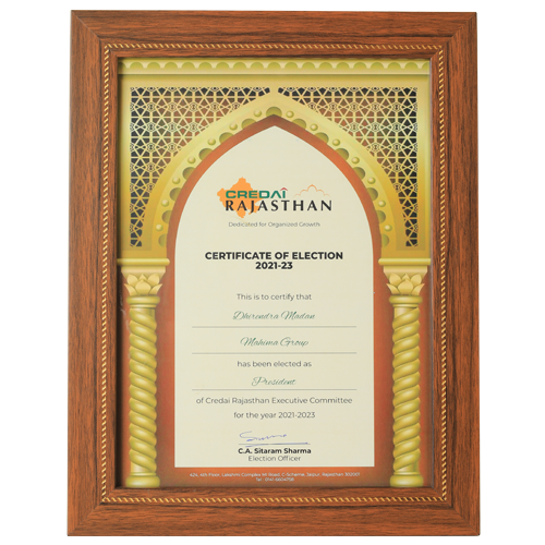 Credai Rajasthan Award